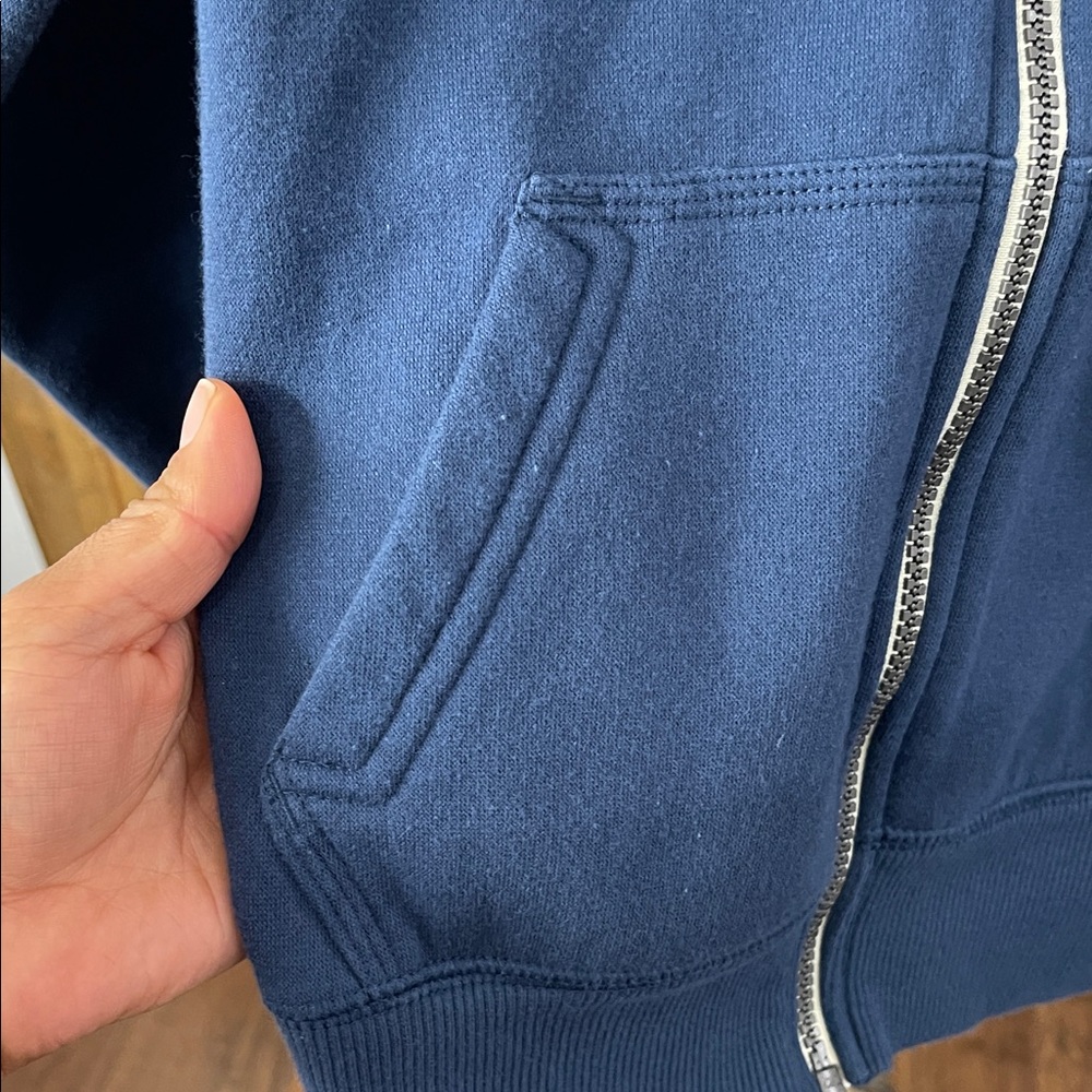 Converse Kids Navy Zip-Up Hoodie. 8/10 years - Picture 5 of 8